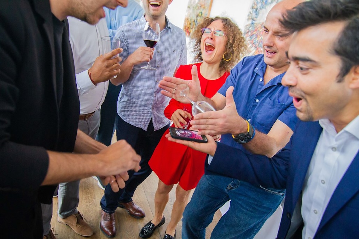 Corporate event magic